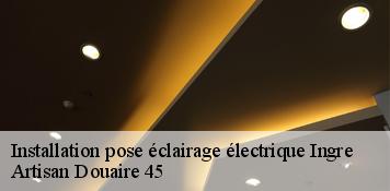 Installation pose éclairage électrique  ingre-45140 Artisan Douaire 45